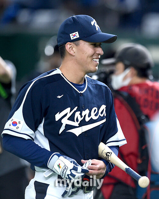 2023 WBC 한국 대표팀으로 출전한 토미 현수 에드먼./마이데일리