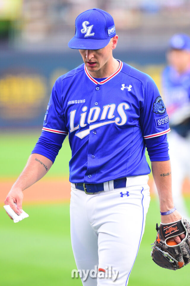 삼성 라이온즈 시절 데이비드 뷰캐넌./마이데일리