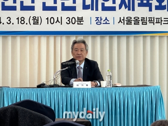 이기흥 대한체육회장/송파=노찬혁 기자