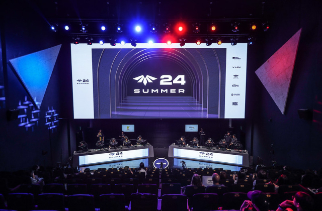 2024 LCK CL 서머 방송 경기 전경. /LCK CL