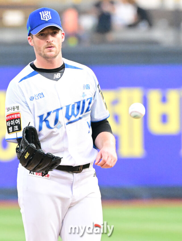 KT 위즈 시절 웨스 벤자민/마이데일리