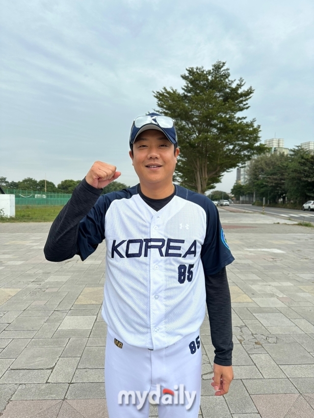 대한유소년야구연맹 20기 꿈나무E대표팀 윤규진 감독(송파구유소년야구단)./마이데일리DB