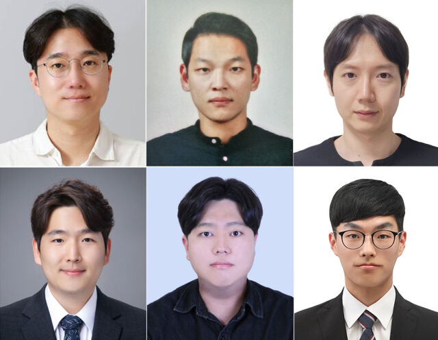 왼쪽부터 시계 방향으로 장필수 기자, 스포츠조선 김용 기자, MBN 최형규 기자, 이규연 기자, 신영빈 기자, 경향신문 배재흥 기자. /한국체육기자연맹 제공
