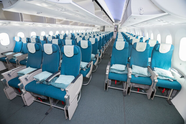B787기종 이코노미 내부 모습./베트남항공