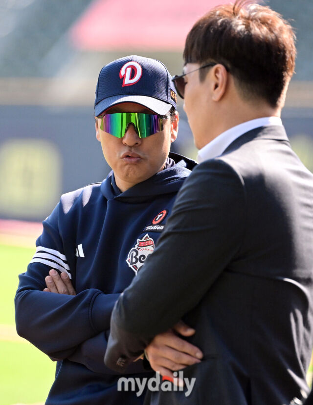 두산 베어스 시절의 이승엽 감독./마이데일리