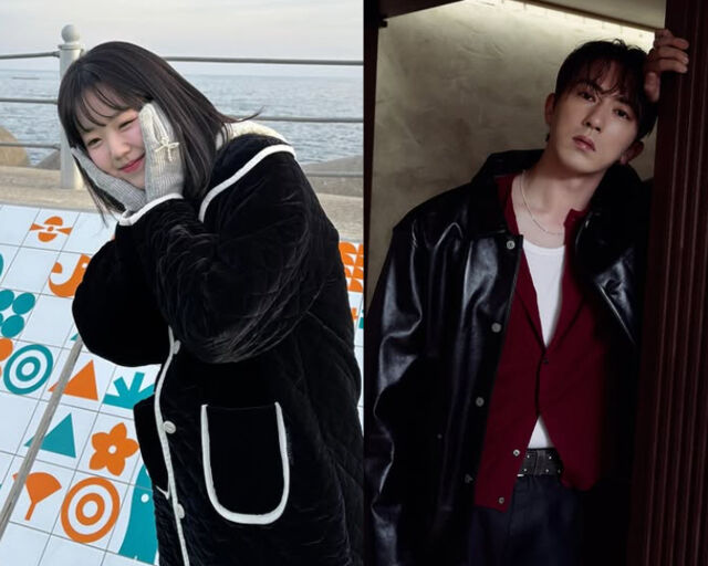 지예은이 'SNL' 무대에 오르기 전 있었던 이야기를 공개했다. / (왼쪽) 지예은 소셜미디어, (오른쪽) 김원훈 소셜미디어