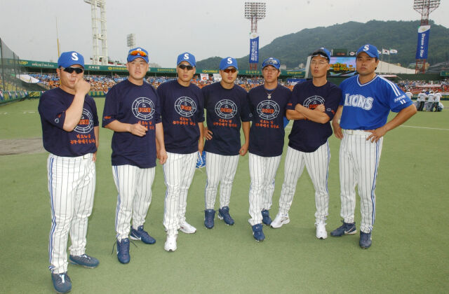 2003년 올스타전 당시 삼성 선수단./삼성 라이온즈