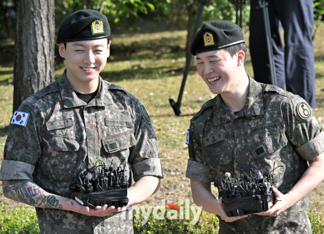 방탄소년단 정국, 지민 / 송일섭 기자 andlyu@mydaily.co.kr