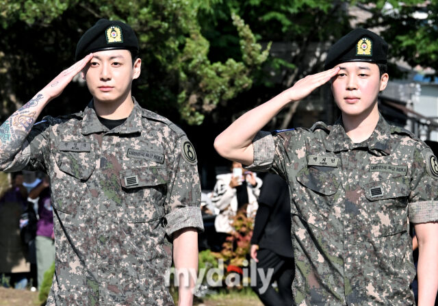 방탄소년단 정국, 지민 / 송일섭 기자 andlyu@mydaily.co.kr