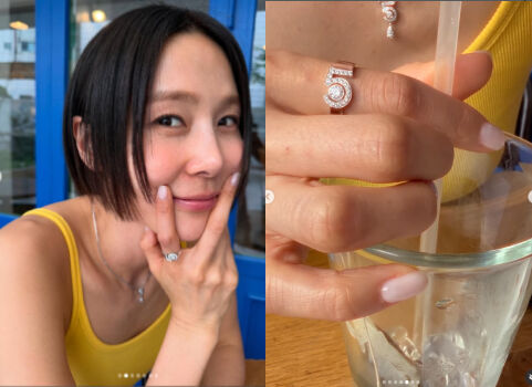 방송인 김나영이 샤넬(CHANEL)의 파인 주얼리를 보여주며 여유로운 일상을 공개했다./김나영 개인 인스타그램