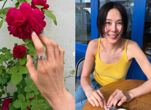방송인 김나영이 샤넬(CHANEL)의 파인 주얼리를 착용했다./김나영 개인 인스타그램