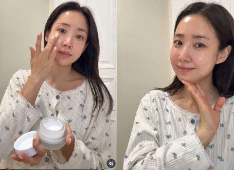 방송인 최희가 편안한 잠옷 차림으로 자연스러운 일상을 선보였다. / 최희 개인 인스타그램