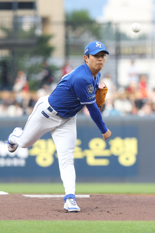 삼성 라이온즈 양창섭./삼성 라이온즈