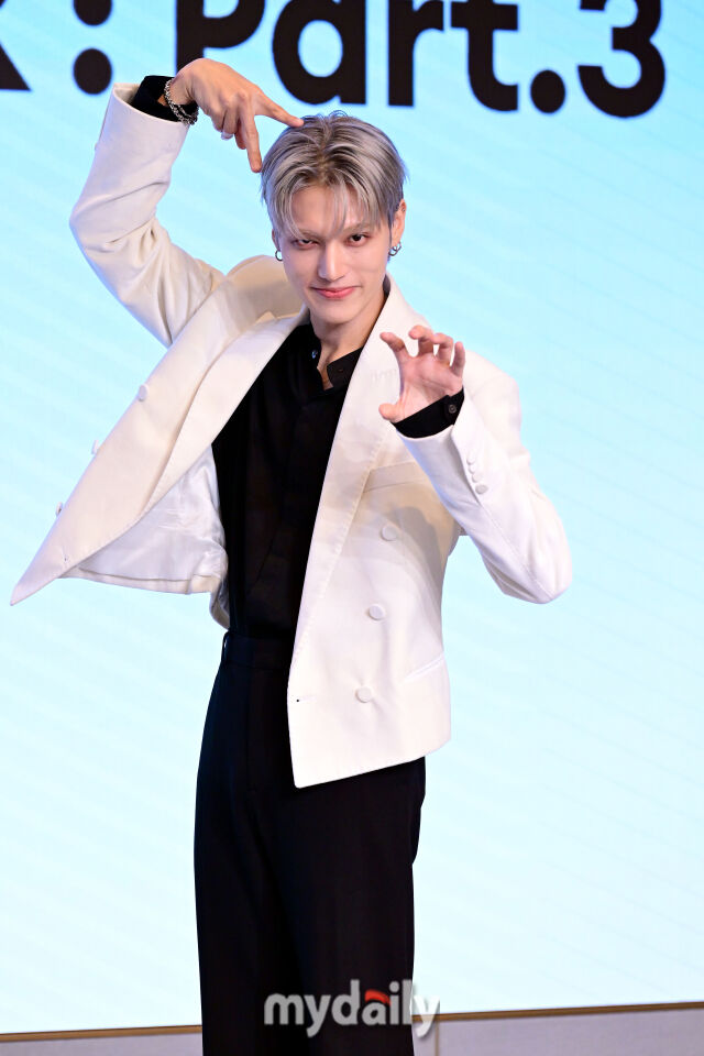 그룹 에이티즈 열두 번째 미니앨범 '골든 아워 : 파트 3' 발매 기념 기자간담회/곽경훈 기자 kphoto@mydaily.co.k