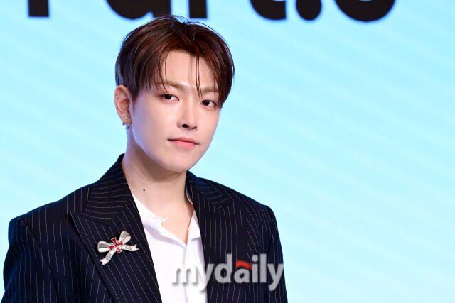 그룹 에이티즈 열두 번째 미니앨범 '골든 아워 : 파트 3' 발매 기념 기자간담회/곽경훈 기자 kphoto@mydaily.co.k