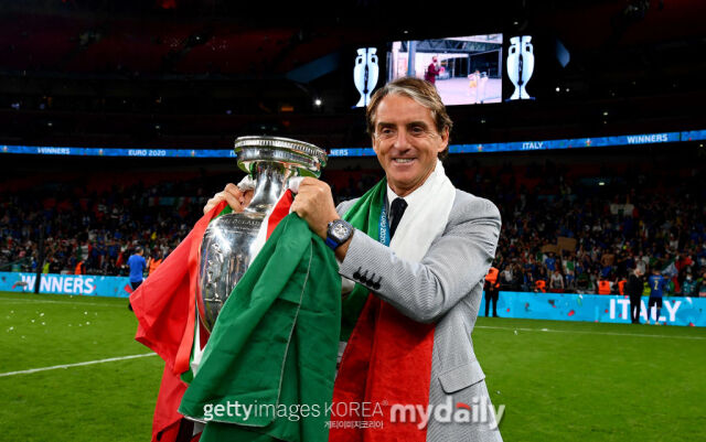 이탈리아의 UEFA 유로 2020 우승을 이끌었던 만치니. /게티이미지코리아