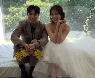 20代英子♥光洙，婚纱写真拍摄GO“我也觉得美得难以置信”