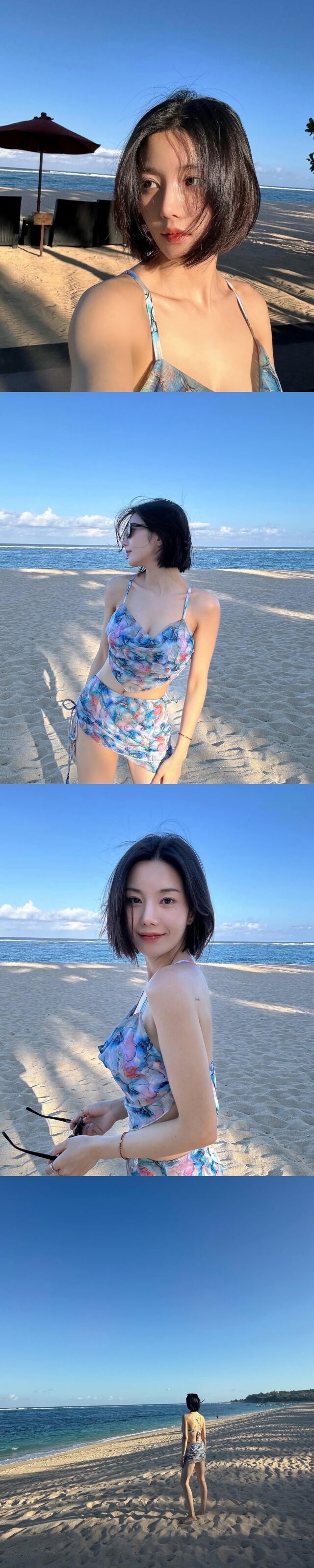 그룹 아이즈원 출신 가수 권은비가 발리에서 휴식을 즐기고 있다. / 권은비 인스타그램
