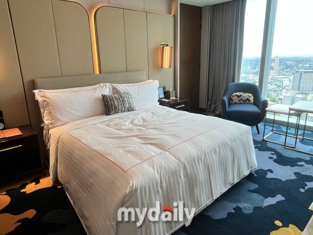 솔레어 리조트 노스 디럭스 룸 내부. /심지원 기자