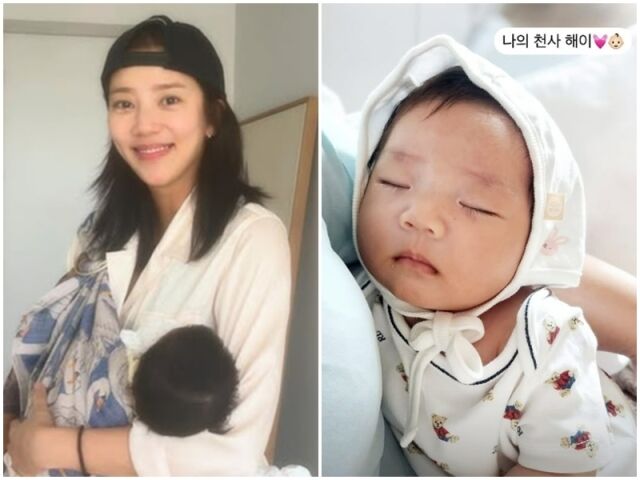 李圭赫♥孙淡妃女儿“越来越像爸爸了”