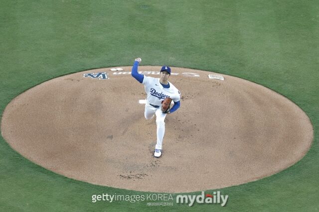 오타니 쇼헤이의 다저스 투수 데뷔전/게티이미지코리아