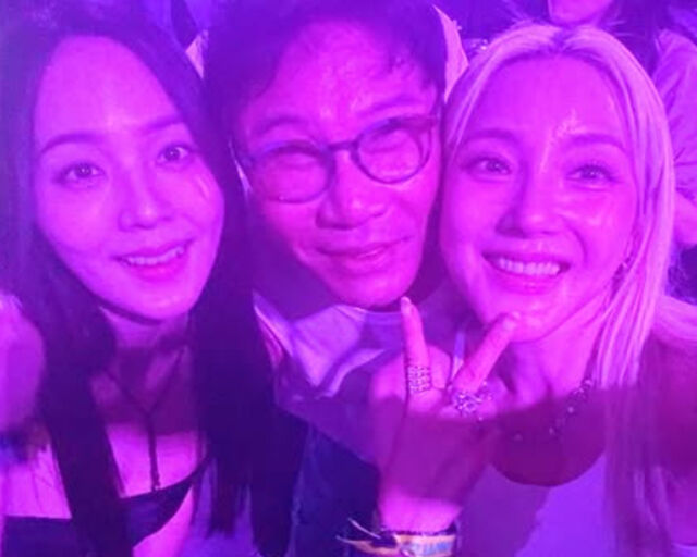 바다가 유진, 이수만과 함께 '월디페'에서 신나는 시간을 보냈다. / 바다 소셜미디어