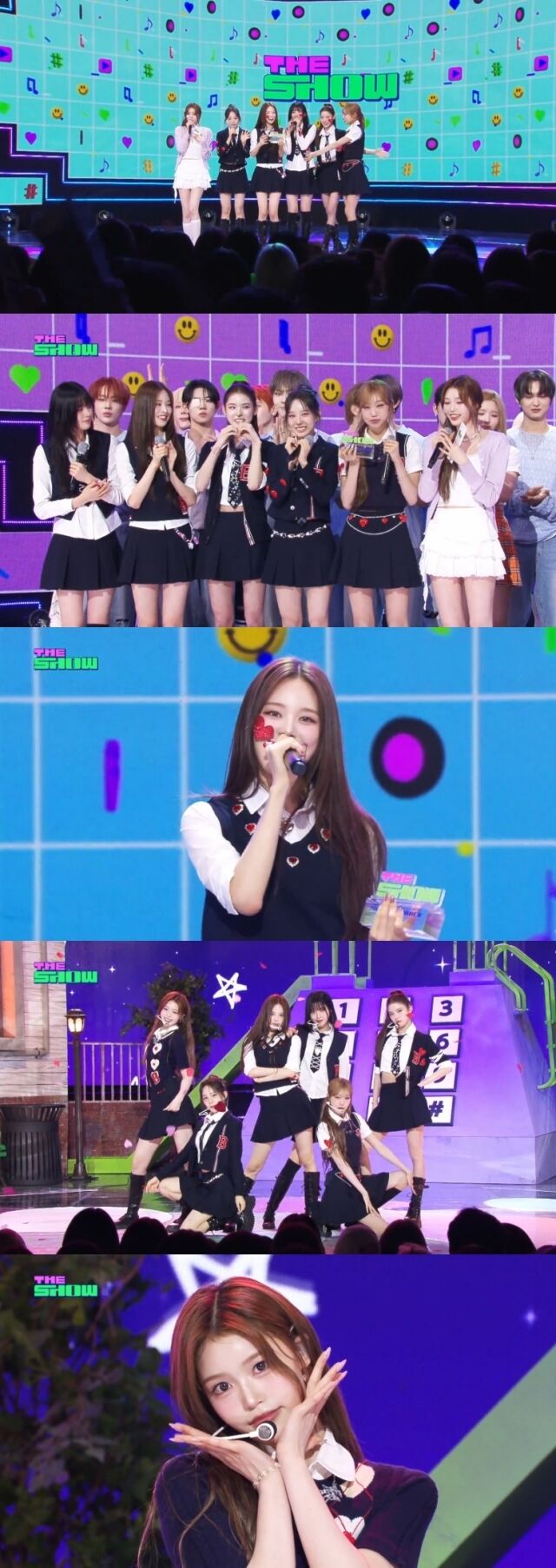 그룹 이즈나/SBS FunE '더 쇼' 방송 캡처