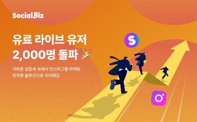 NHN데이터는 인스타그램 DM 자동화 솔루션 ‘소셜비즈’의 유료 가입자가 2300명을 돌파했다. /NHN데이터