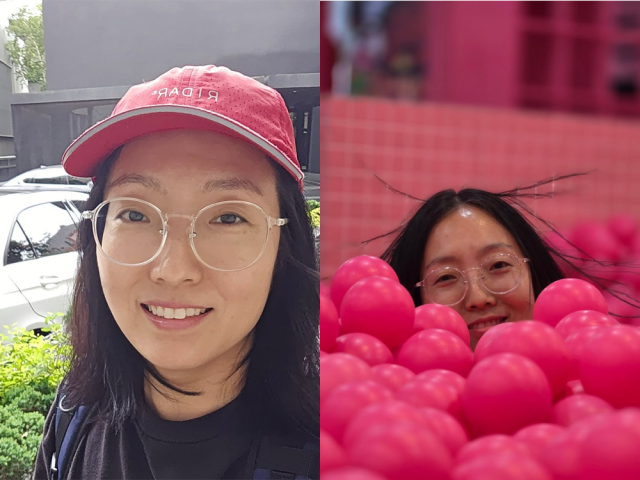 정인이 웃는 사진을 모으는 중이다./정인 인스타그램