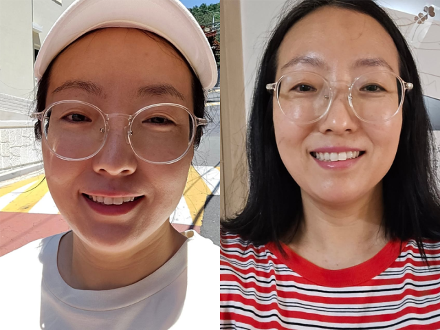 정인이 웃는 사진을 모으는 중이다./정인 인스타그램