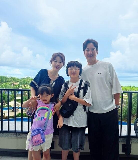 이하정 정준호 가족./ 이하정 인스타그램