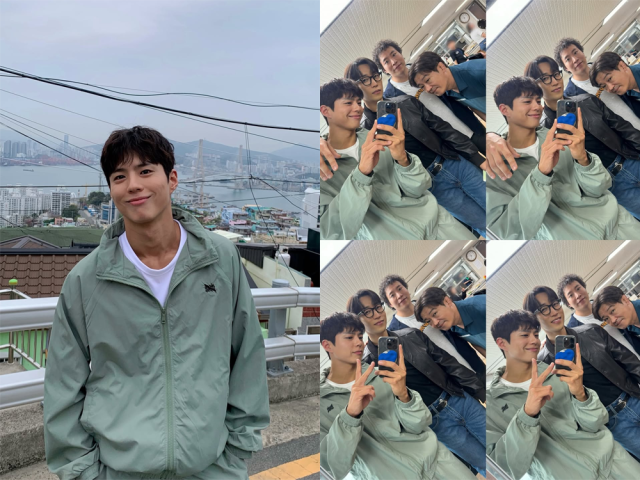 박보검이 '굿보이' 비하인드 사진을 공개했다./박보검 인스타그램