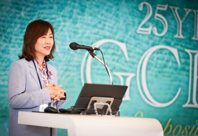 인사말 중인 남궁현 GC녹십자 국내영업부문장. /GC녹십자