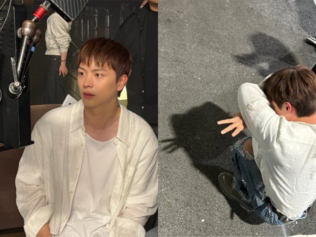 육성재 뮤비 비하인드 사진./육성재 인스타그램