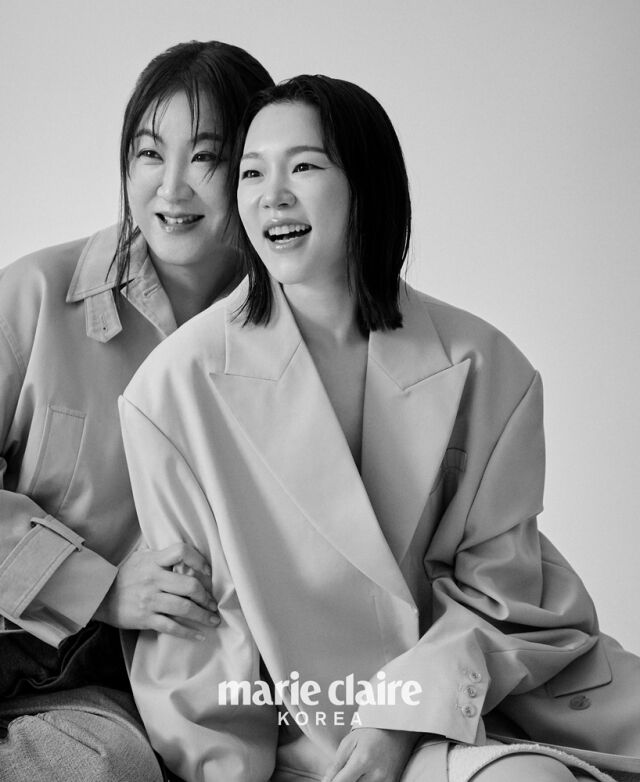 사람엔터 이소영 대표(왼쪽), 배우 한예리 화보 / 마리끌레르