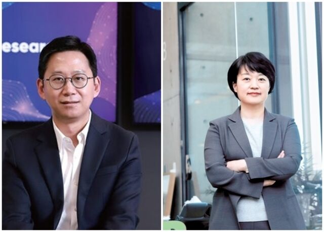 (왼쪽부터)과학기술정보통신부 장관 후보자에 지명된 배경훈 LG AI 연구원장, 중소벤처기업부 장관 후보자 한성숙 전 네이버 대표이사. /각 사
