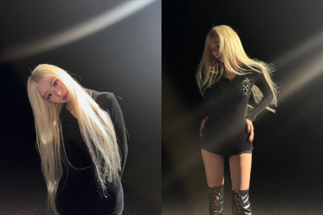 있지 유나가 파격적인 헤어스타일 변신을 시도했다. / 유나 인스타그램 캡처