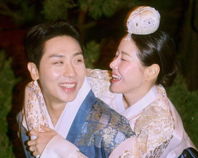 박하나와 김태술은 21일 결혼식을 올렸다. / 박하나 소셜미디어 캡처