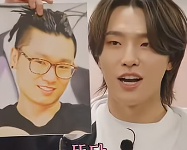디노와 아버지는 닮은 외모를 자랑해 눈길을 끌었다. / 온라인 커뮤니티 캡처
