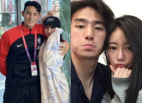그룹 티아라 출신 소연(오른쪽)·축구선수 조유민 부부가 다정한 분위기를 풍기고 있다. / 소연 개인 인스타그램