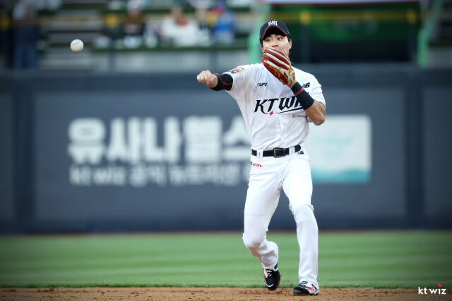 KT 위즈 시절 천성호./KT 위즈