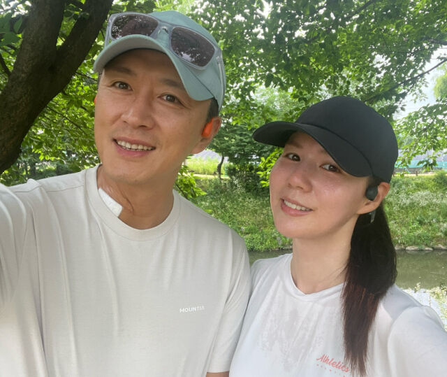 진태현, 박시은./소셜미디어