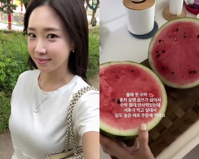 아나운서 출신 방송인 최희, 최희가 게재한 사진/최희 인스타그램