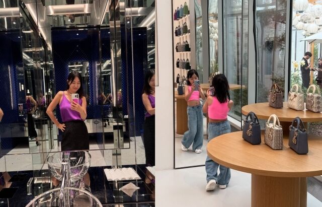 가수 이지혜가 딸과 명품 매장 쇼핑을 즐겼다. / 이지혜 인스타그램