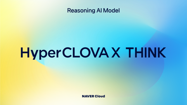 네이버가 자체 기술로 개발한 추론형 생성 AI ‘하이퍼클로바X 씽크(HyperCLOVA X THINK)’를 공개했다. /네이버