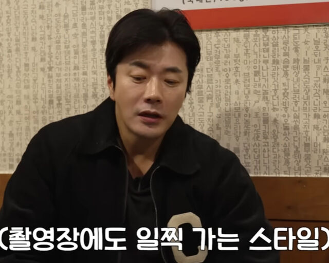 권상우는 촬영 현장에 늦지 않기 위해 노력한다 말했다. / 유튜브 '광재언니' 캡처