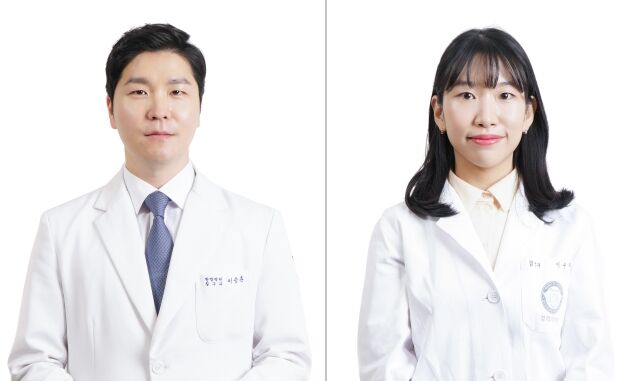 이승훈 경희대학교한방병원 침구과 이승훈(왼쪽), 이수지 교수. /경희대학교한방병원