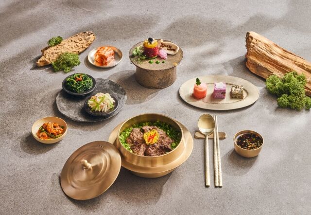 한식당 자연 상차림. /워커힐 호텔앤리조트