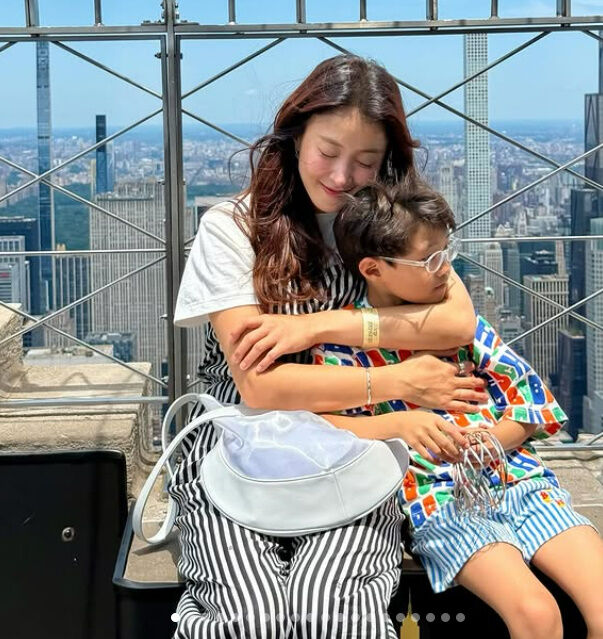 이시영, 정윤 군./소셜미디어