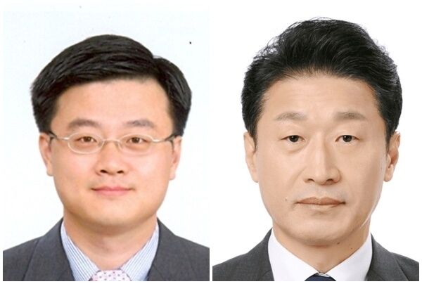 (왼쪽부터) 김정관 산업통상자원부 장관 후보자, 이호현 신임 산업통상자원부 2차관. /뉴시스